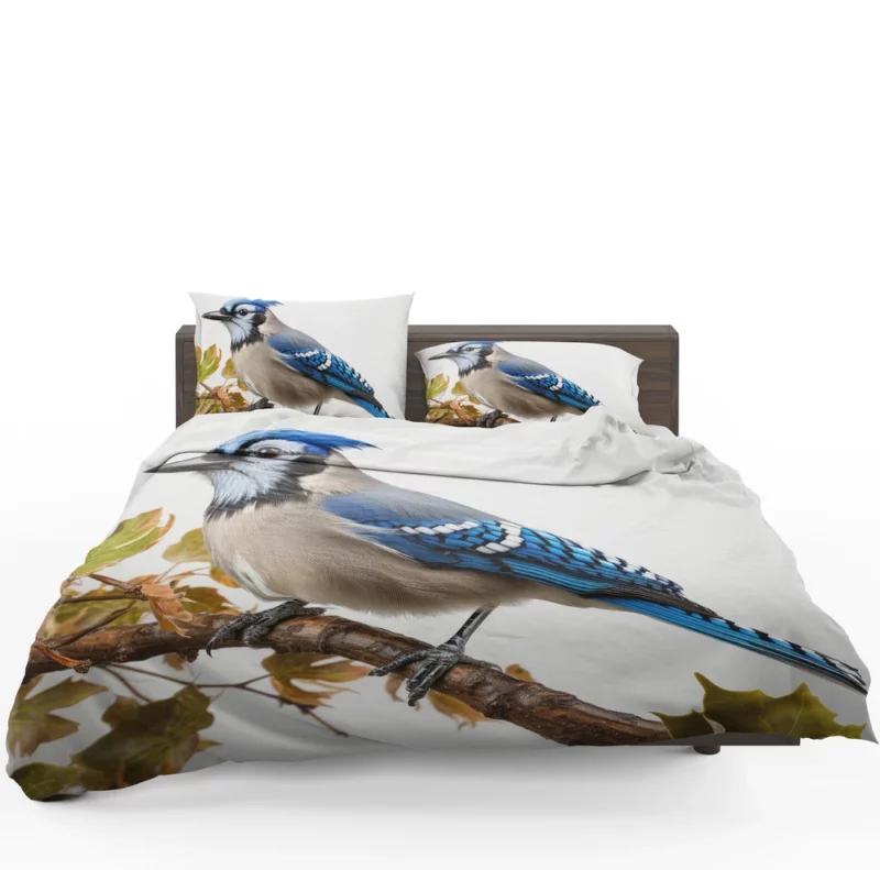 Stunning Blue Jay Photo Bedding Set 1