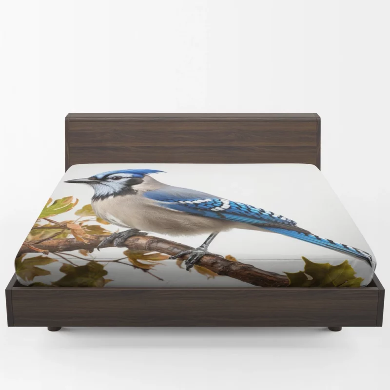 Stunning Blue Jay Photo Fitted Sheet 1