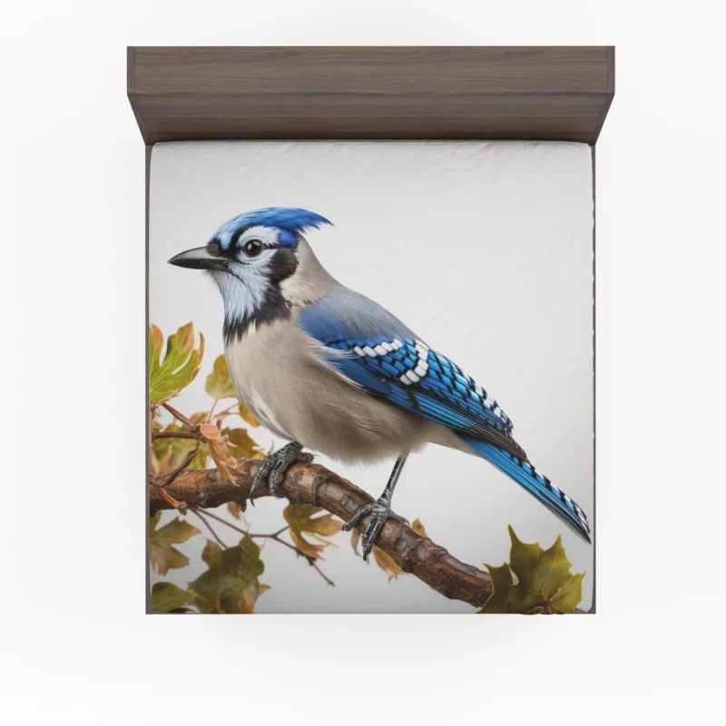 Stunning Blue Jay Photo Fitted Sheet