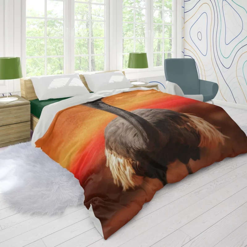 Sudan National Bird Duvet Cover