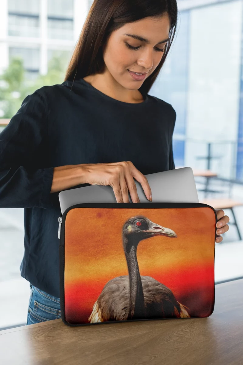 Sudan National Bird Laptop Sleeve 1