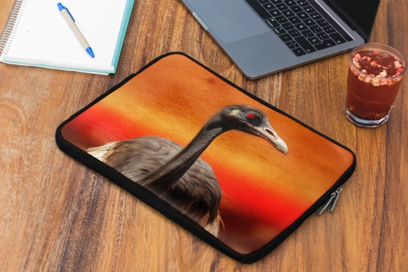 Sudan National Bird Laptop Sleeve 2