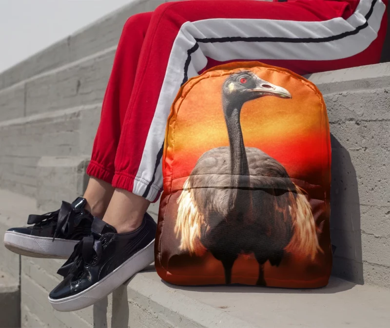 Sudan National Bird Minimalist Backpack 1