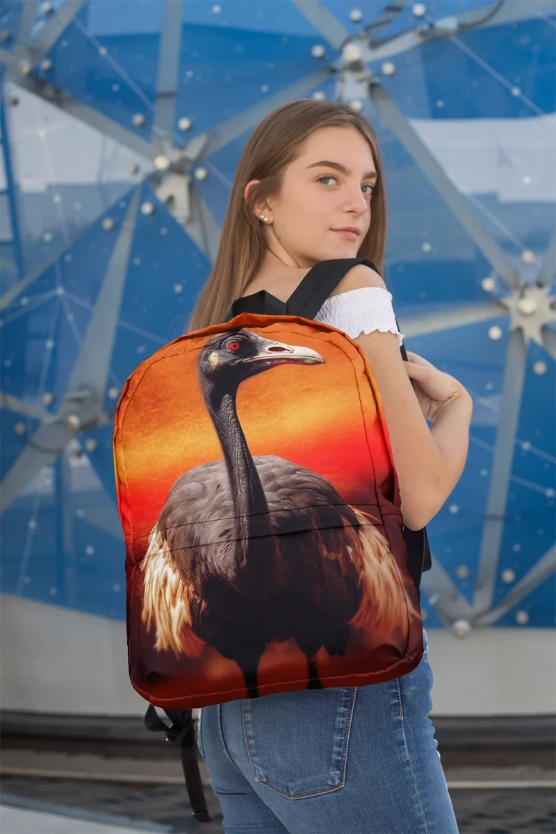 Sudan National Bird Minimalist Backpack 2