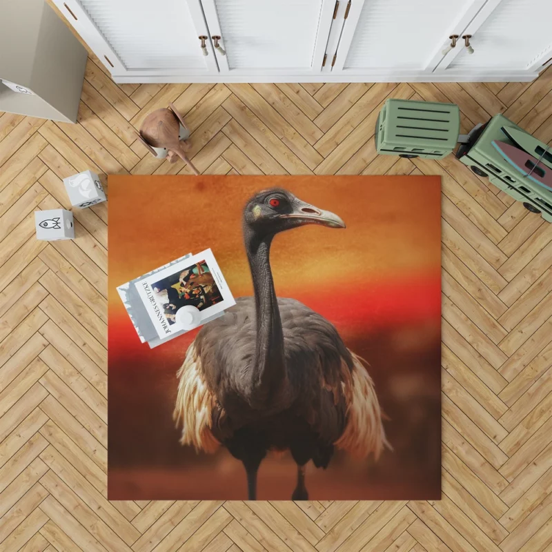 Sudan National Bird Rug