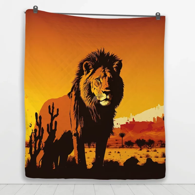 The Lion King Movie Poster Quilt Blanket 1