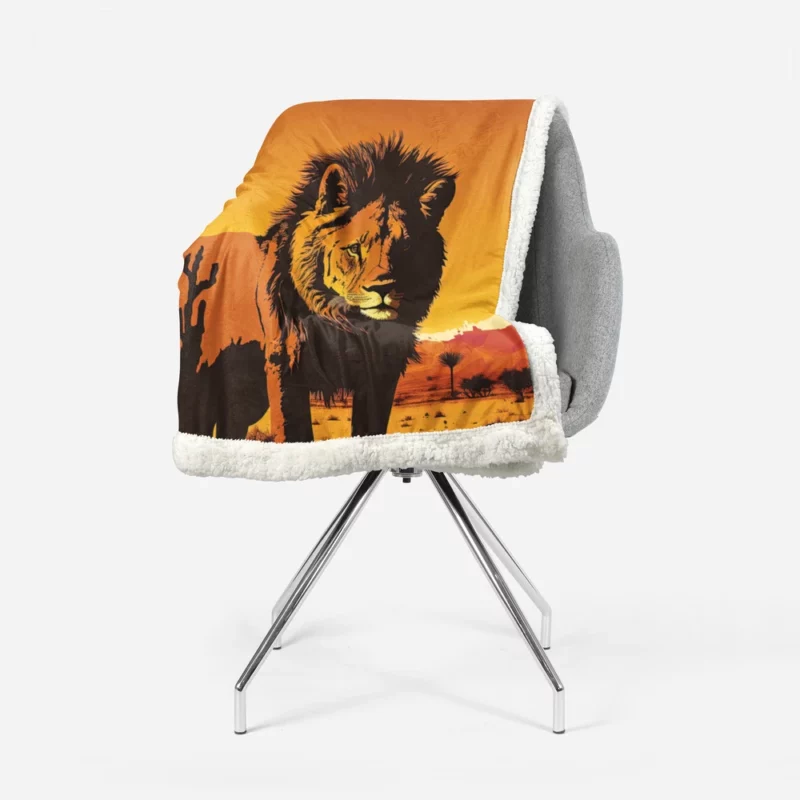 The Lion King Movie Poster Sherpa Fleece Blanket 1