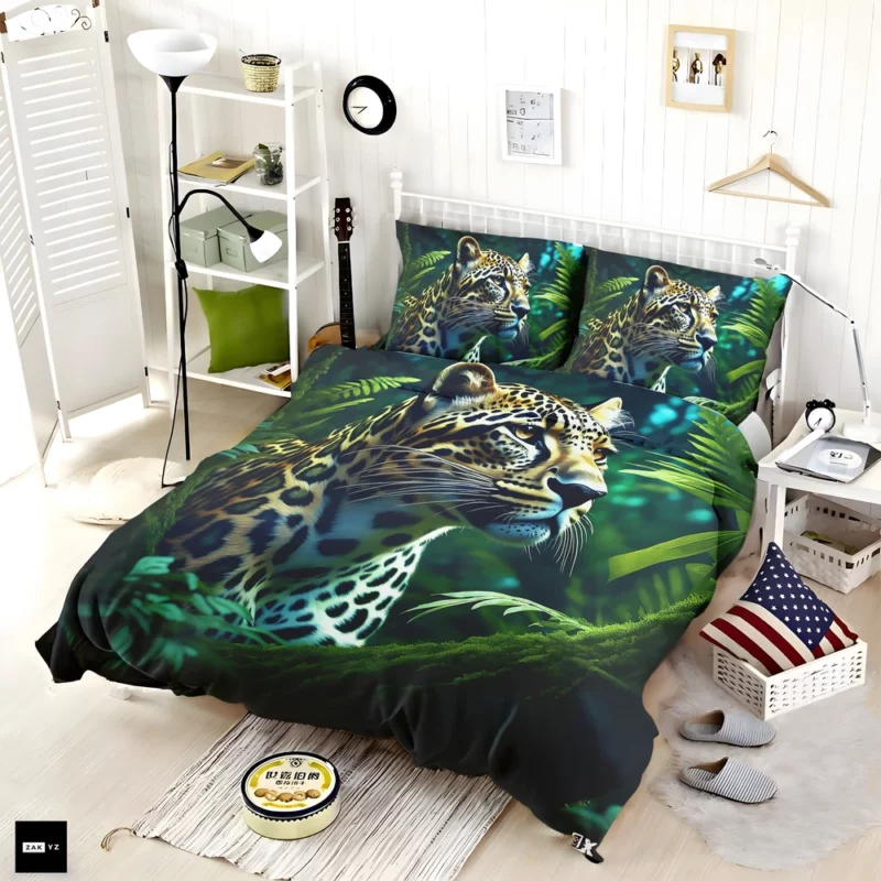 Tiger Midnight Forest Stroll Bedding Set