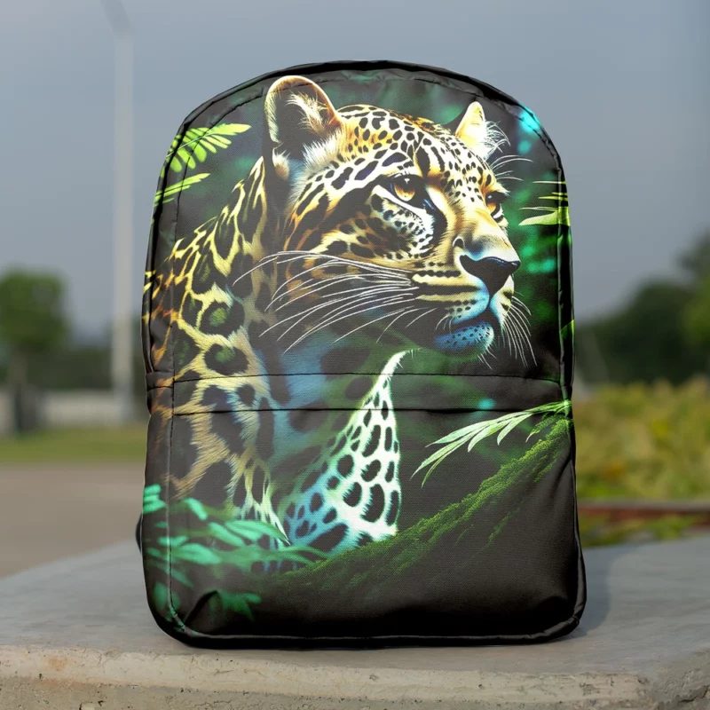 Tiger Midnight Forest Stroll Minimalist Backpack