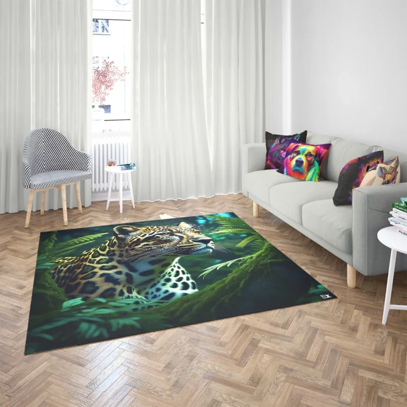 Tiger Midnight Forest Stroll Rug 2