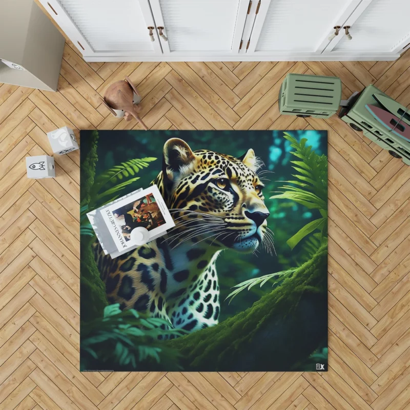 Tiger Midnight Forest Stroll Rug