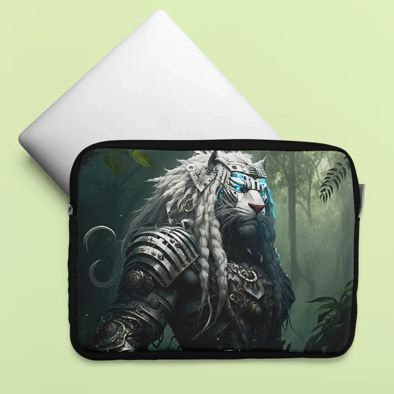 Tiger With Blue Eyes Laptop Sleeve