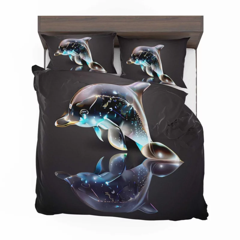 Two Dolphins Jumping Bedding Set 2