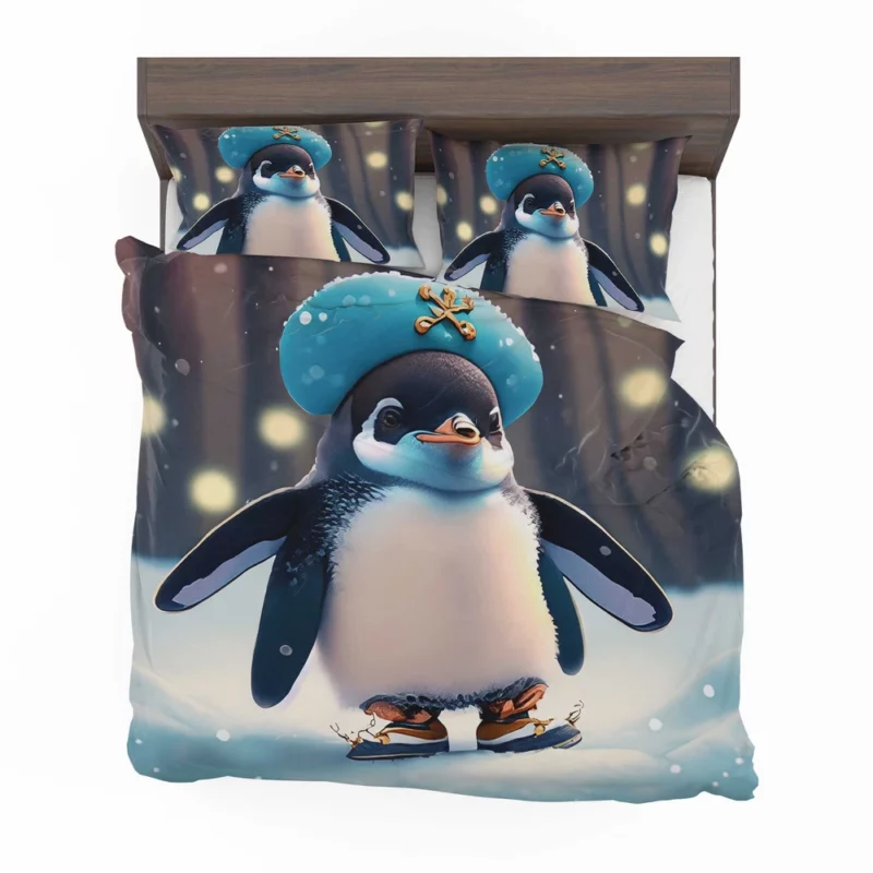 Two Penguins on the Beach Bedding Set 2