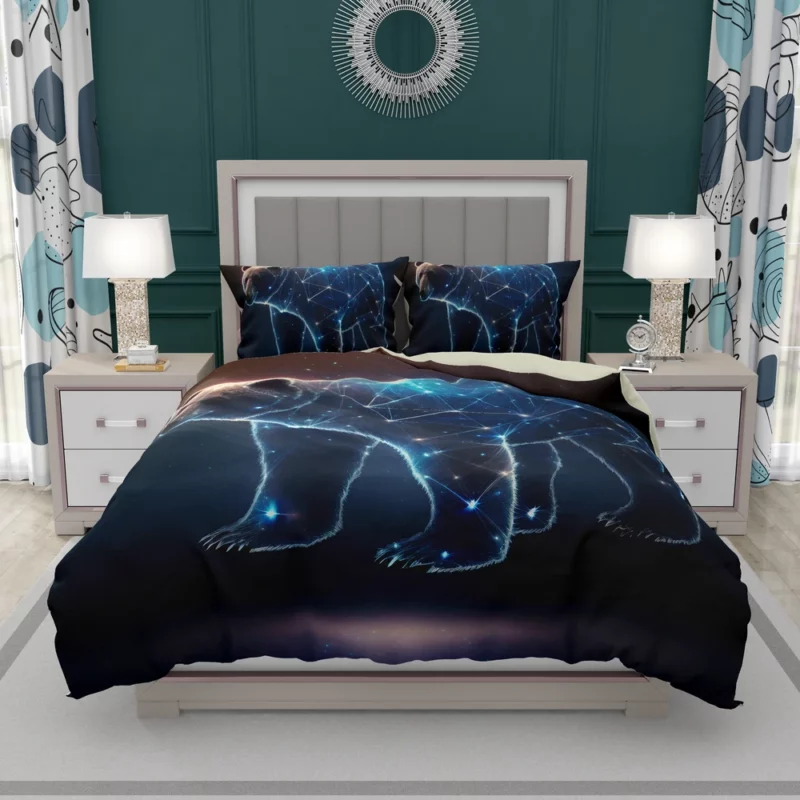 Ursa Major Constellation Art Bear Bedding Set 2