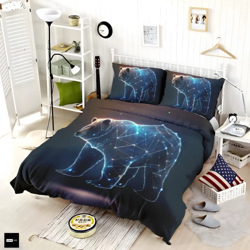 Ursa Major Constellation Art Bear Bedding Set