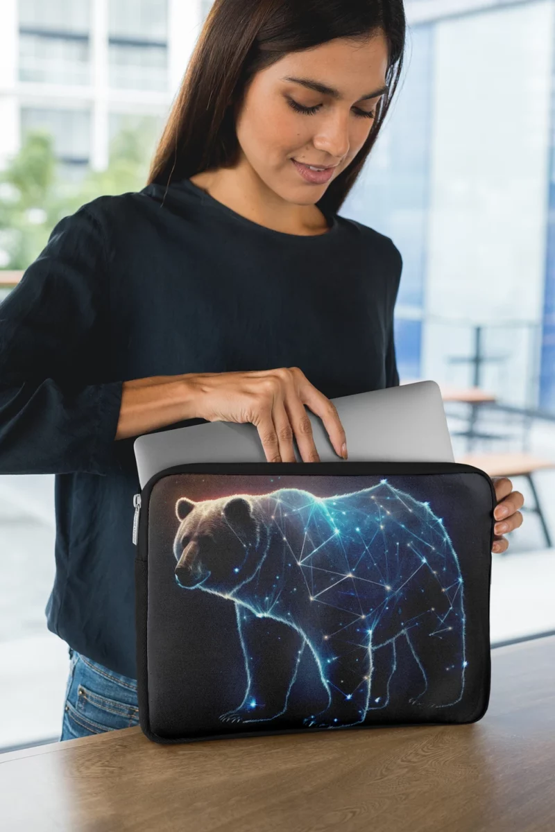 Ursa Major Constellation Art Bear Laptop Sleeve 1