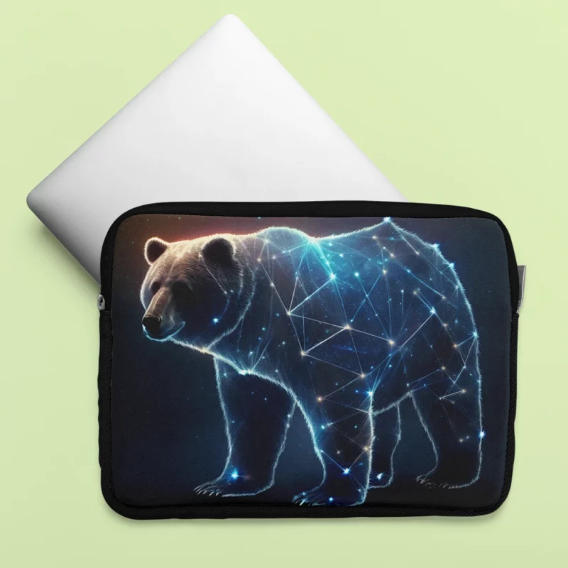 Ursa Major Constellation Art Bear Laptop Sleeve