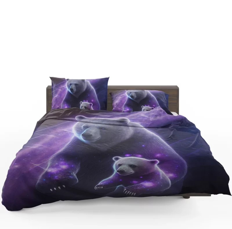 Ursa Major and Minor Collage Bear Bedding Set 1