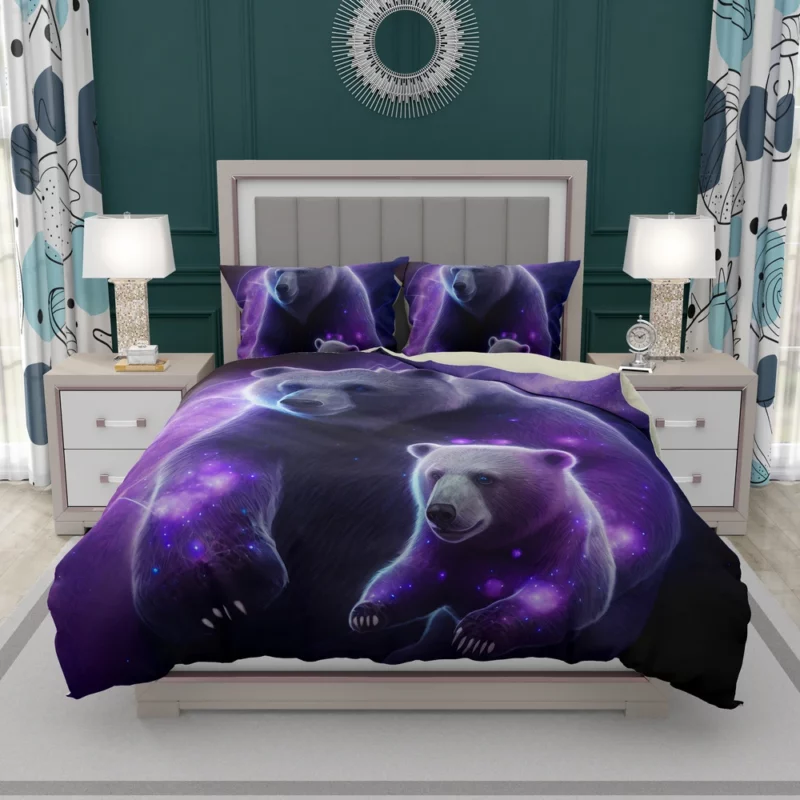 Ursa Major and Minor Collage Bear Bedding Set 2