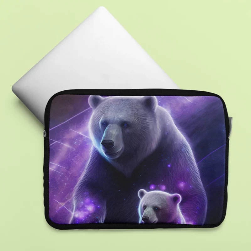 Ursa Major and Minor Collage Bear Laptop Sleeve