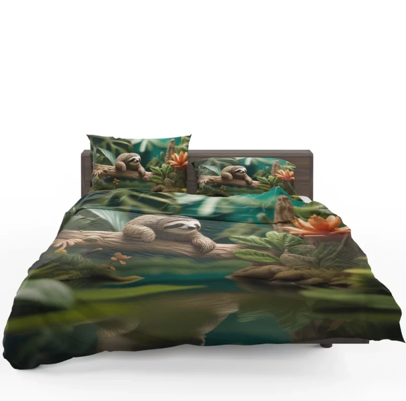 Vibrant Mini Jungle Teeming with Life Bedding Set 1