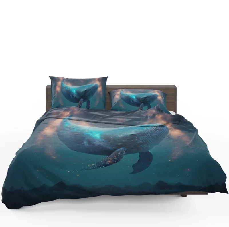 Whale AI Artwork Bedding Set 1