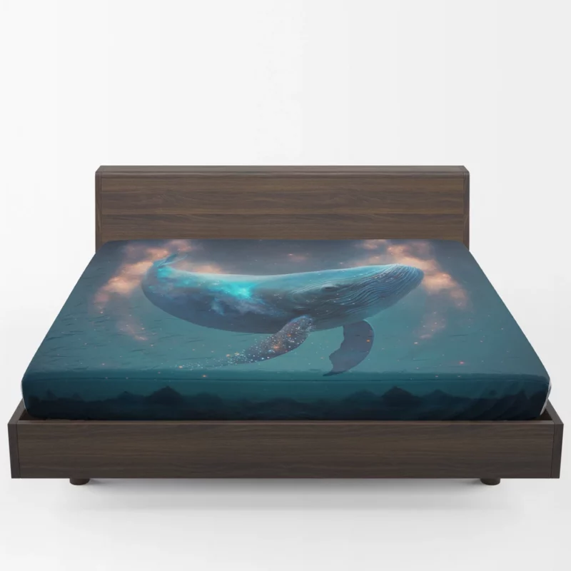 Whale AI Artwork Fitted Sheet 1