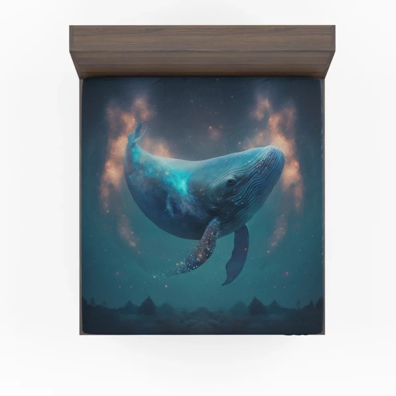 Whale AI Artwork Fitted Sheet