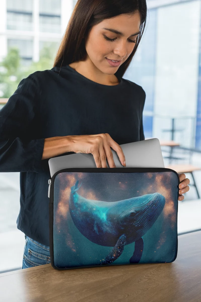 Whale AI Artwork Laptop Sleeve 1