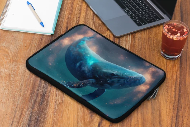 Whale AI Artwork Laptop Sleeve 2