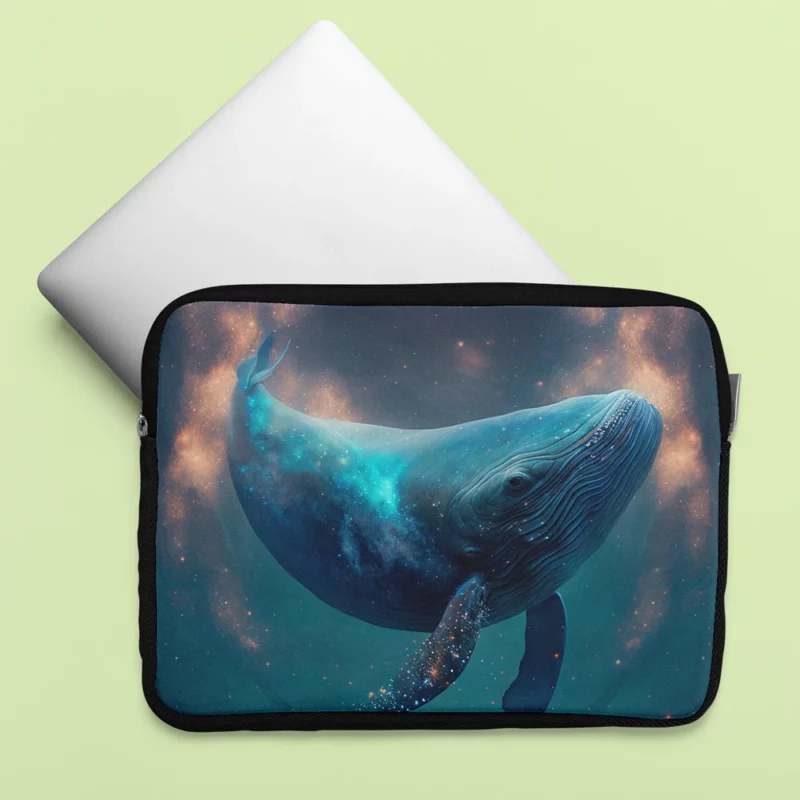 Whale AI Artwork Laptop Sleeve