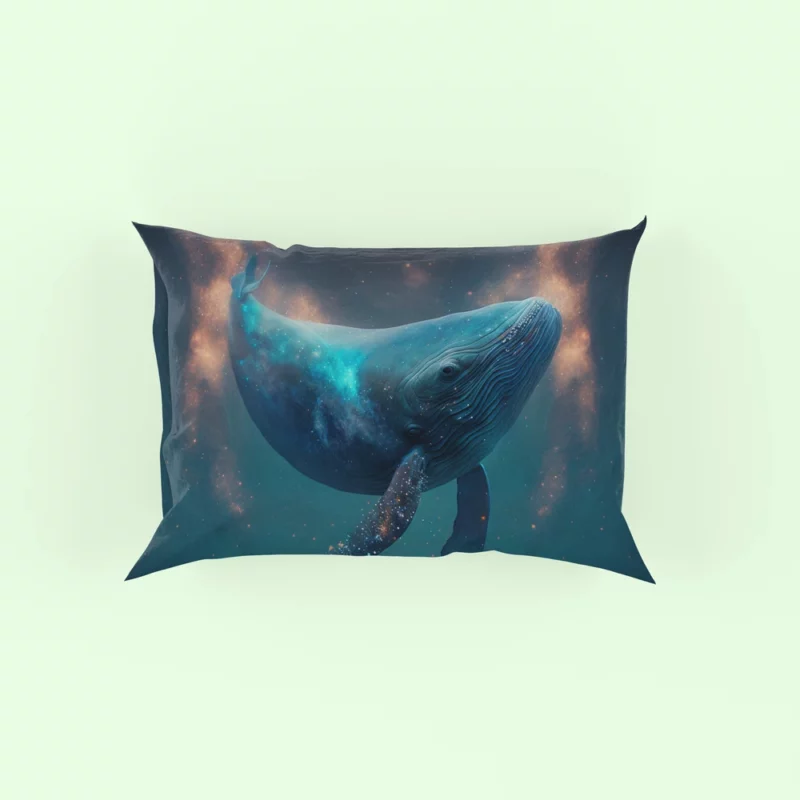 Whale AI Artwork Pillow Case