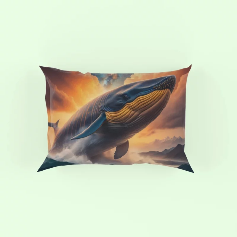 Whale With Label Pillow Case