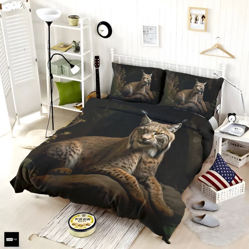 Wild Lynx Photo Bedding Set