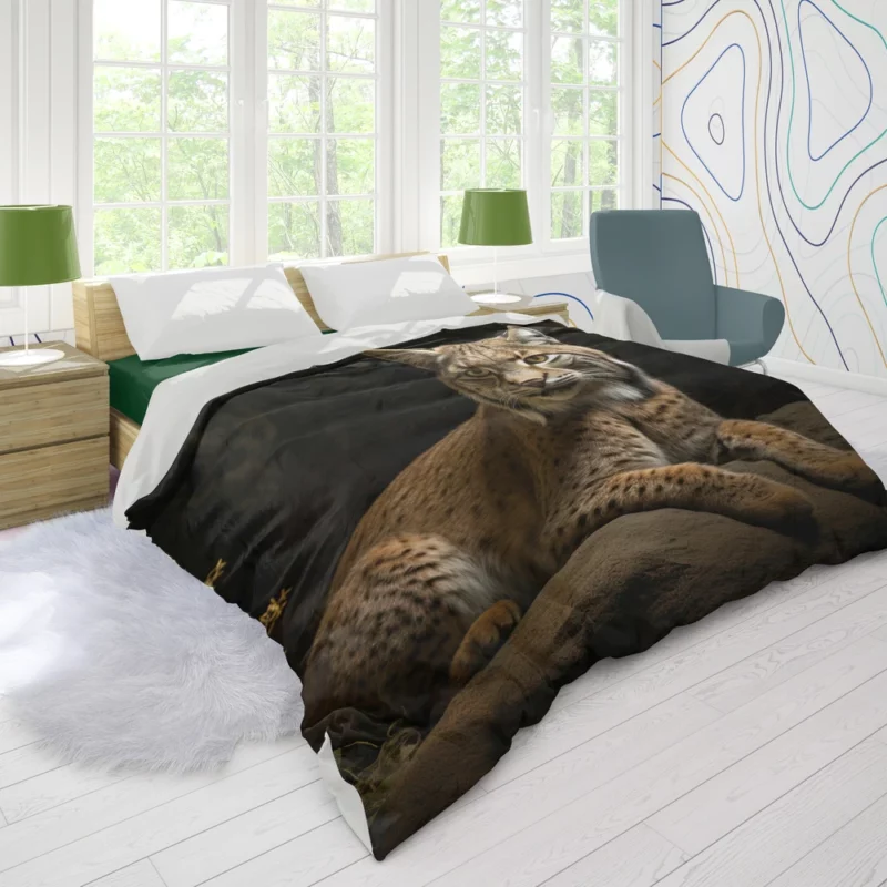 Wild Lynx Photo Duvet Cover