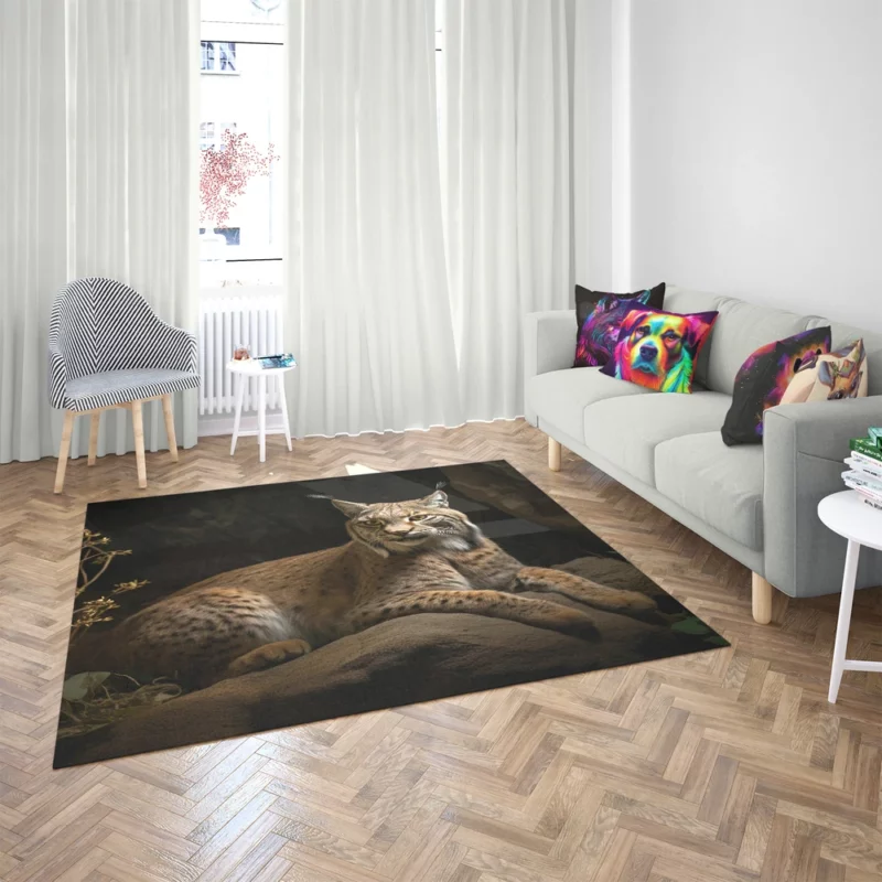 Wild Lynx Photo Rug 2