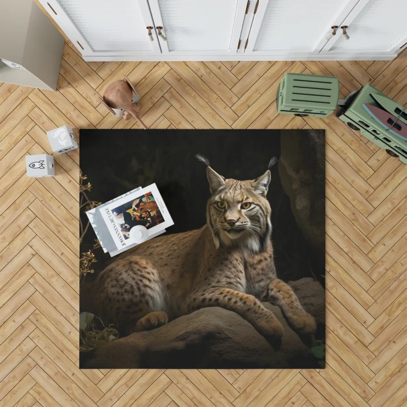 Wild Lynx Photo Rug