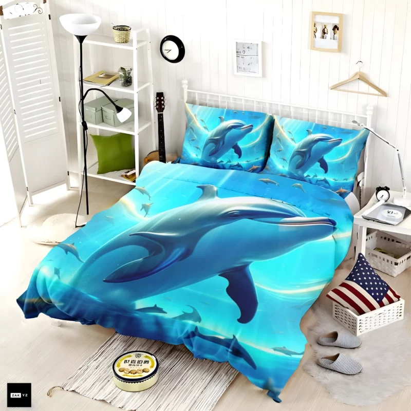 World Whale and Dolphin Day Bedding Set