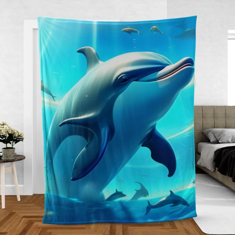 World Whale and Dolphin Day Fleece Blanket