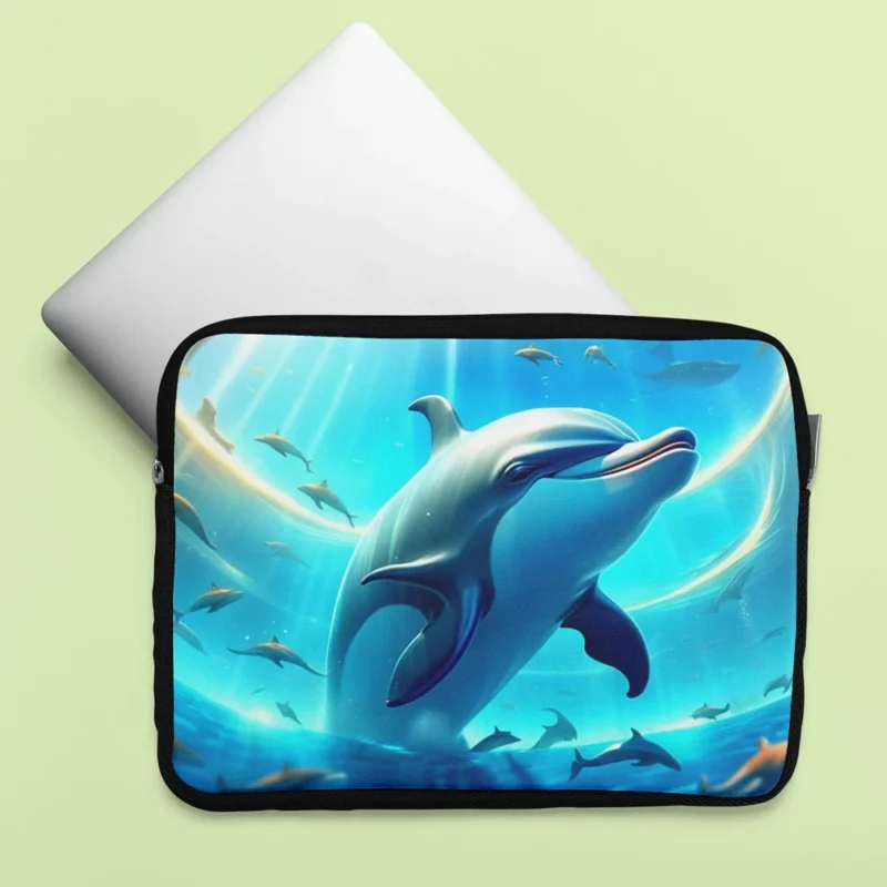 World Whale and Dolphin Day Laptop Sleeve