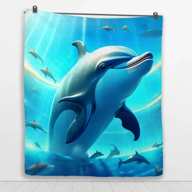 World Whale and Dolphin Day Quilt Blanket 1