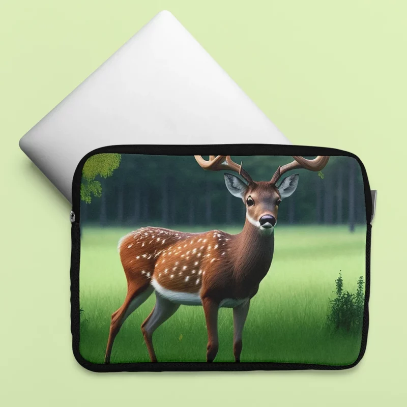 World Wildlife Day Art Forest Animals Deer Laptop Sleeve