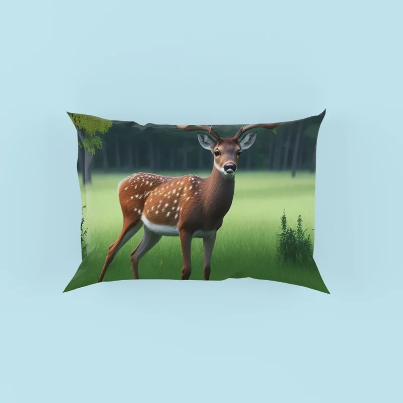 World Wildlife Day Art Forest Animals Deer Pillow Case