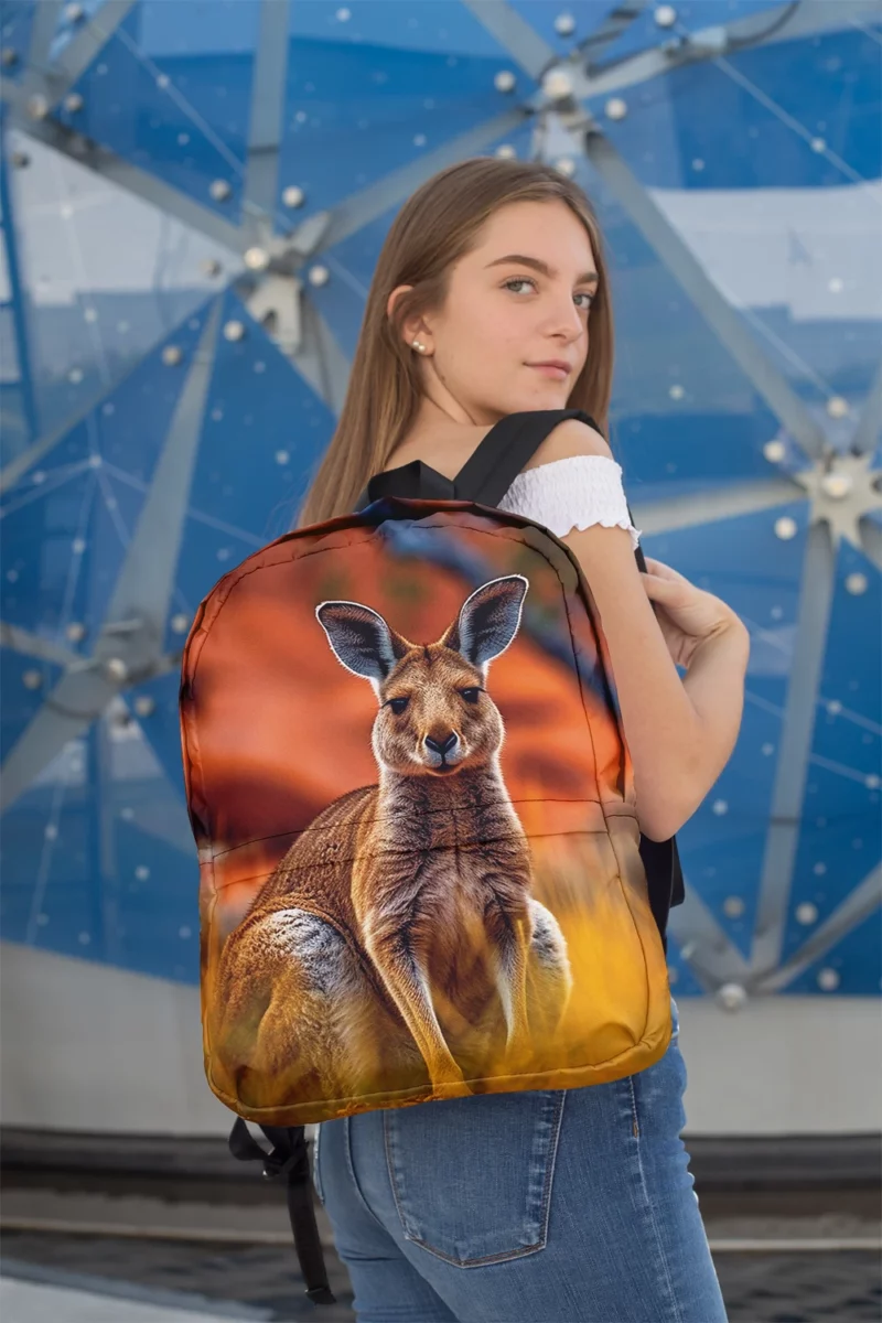 Young Deer Portrait Minimalist Backpack 2