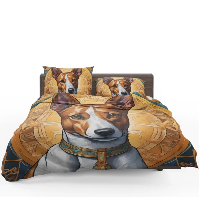 Adorable Basenji Pup Dog Charm Bedding Set 1