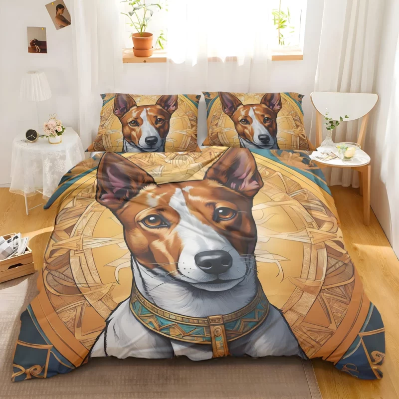 Adorable Basenji Pup Dog Charm Bedding Set 2