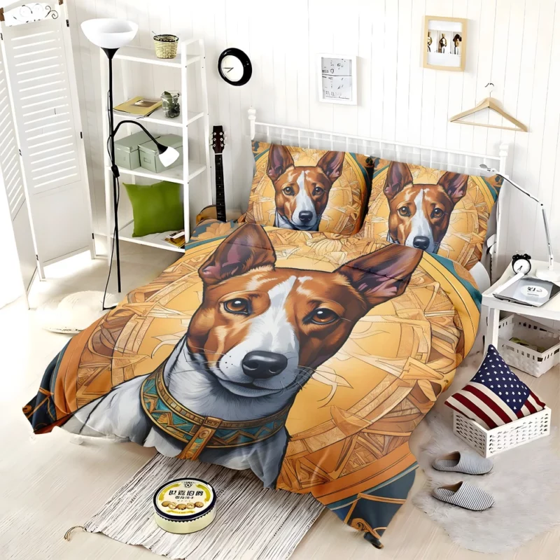 Adorable Basenji Pup Dog Charm Bedding Set