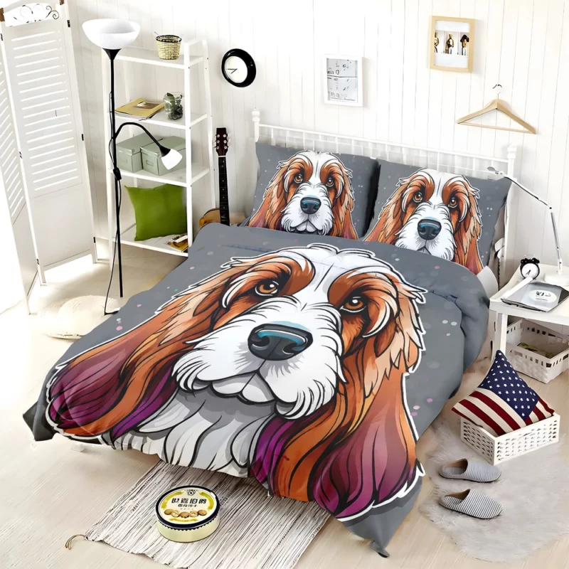 Adorable Petit Basset Griffon Vendeen Spirited Dog Bedding Set