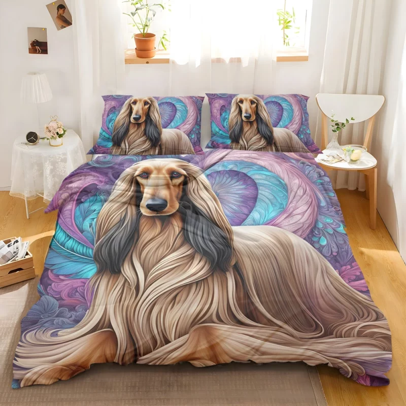 Afghan Hound Charisma Dog Aura Bedding Set 2